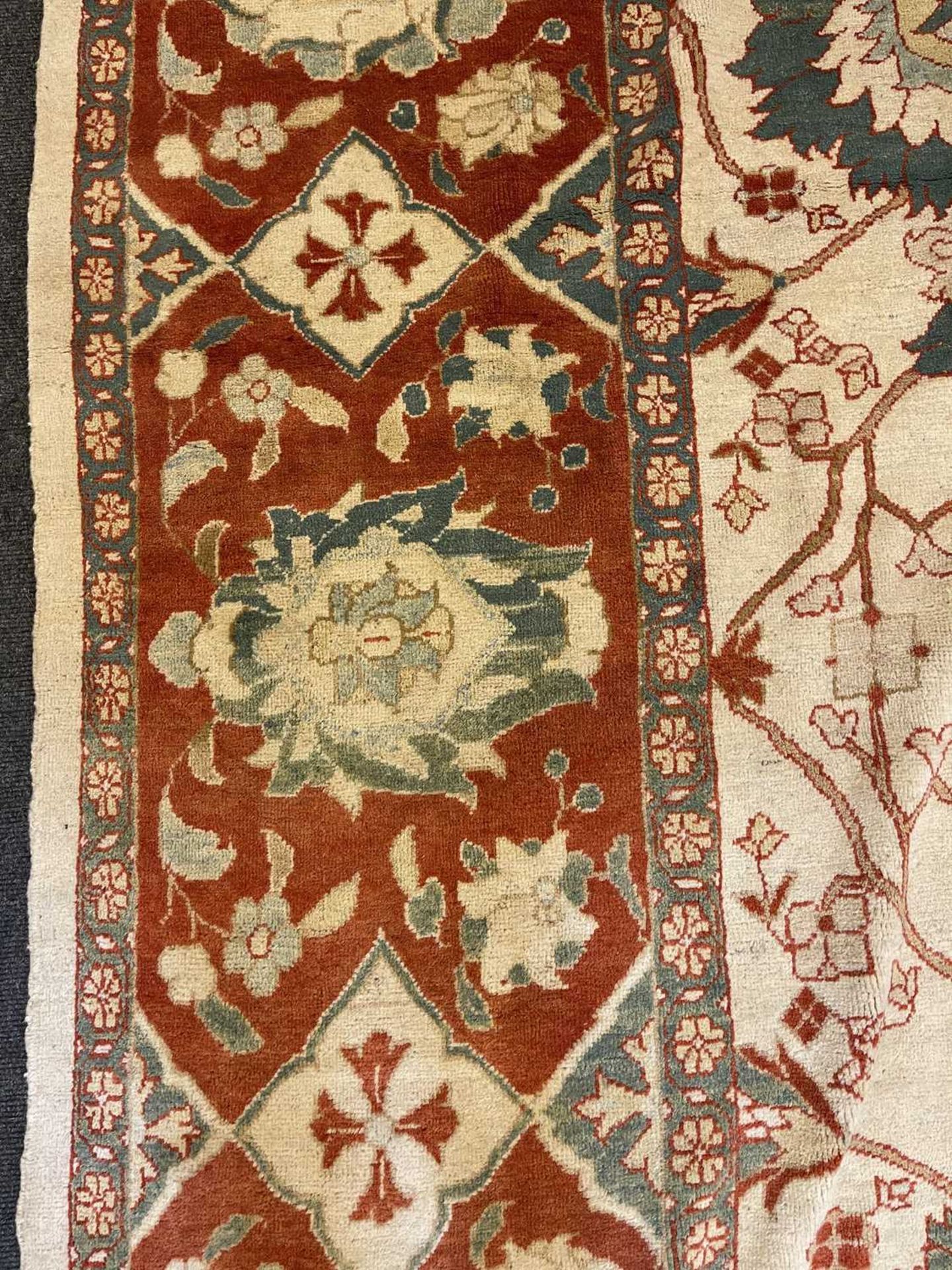 A large Persian Ziegler Sultanabad carpet, - Image 3 of 34