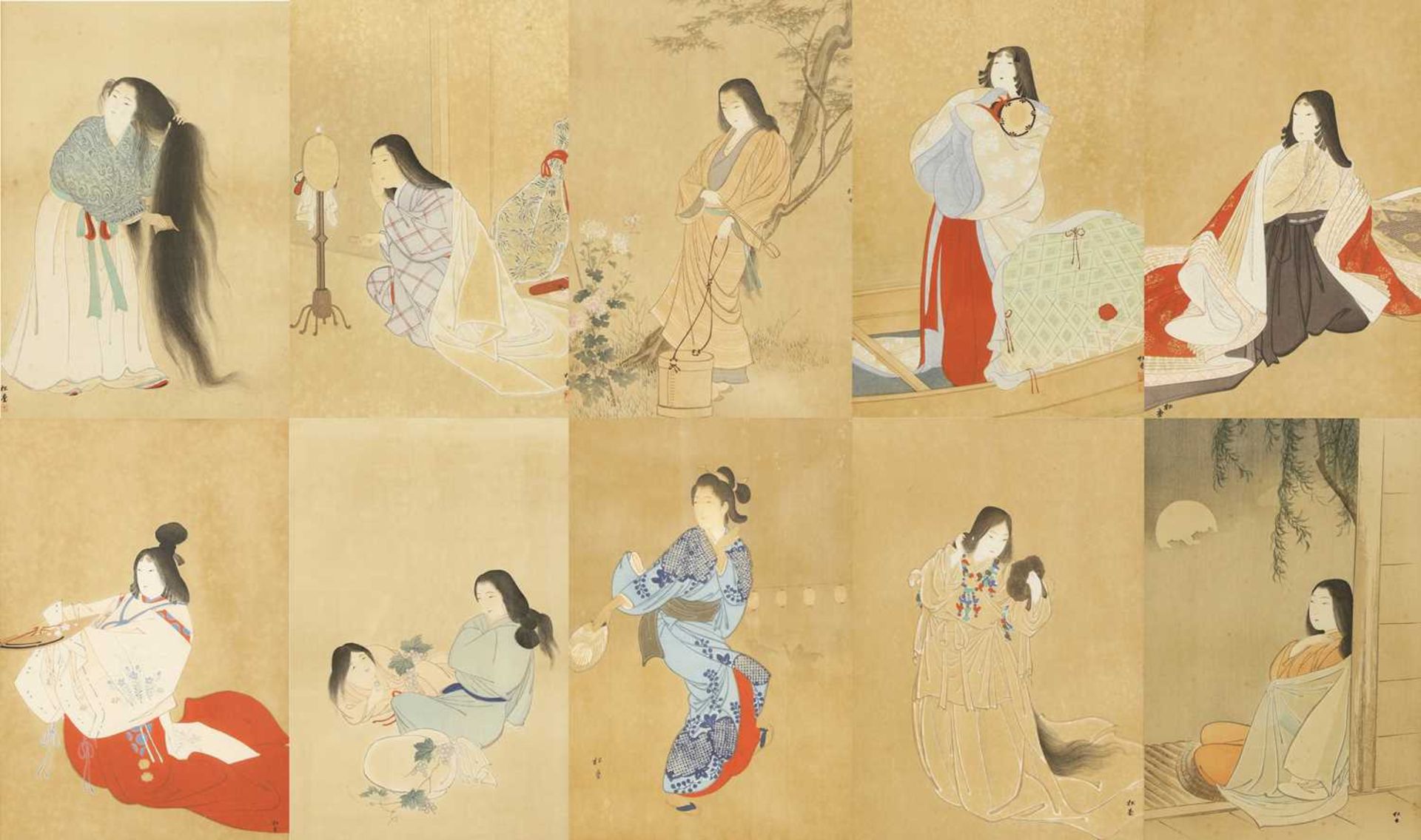 Shodo Yukawa (Japanese, 1868-?) - Image 22 of 41