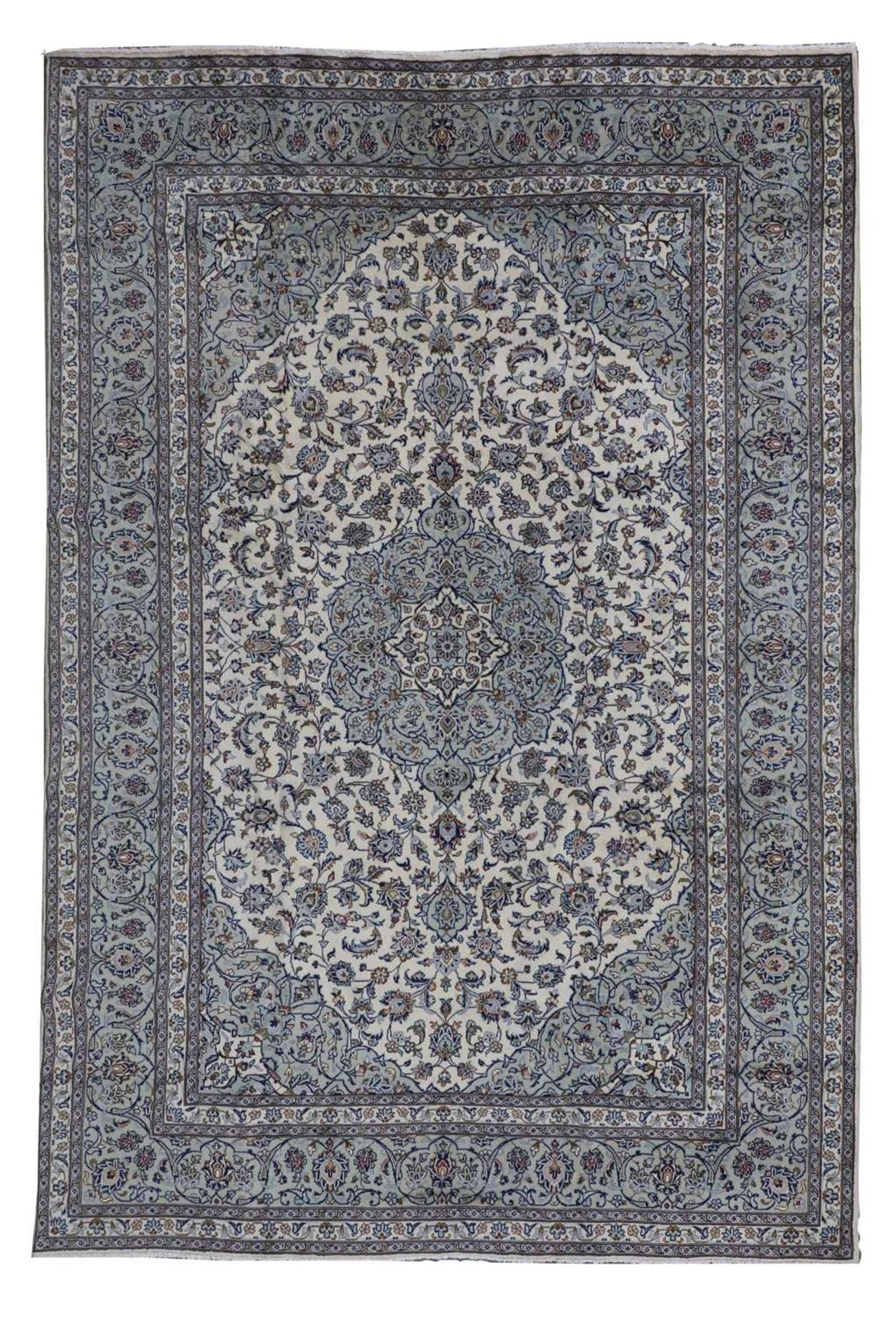 A Persian Kashan carpet,