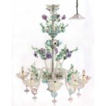 An impressive Murano chandelier,