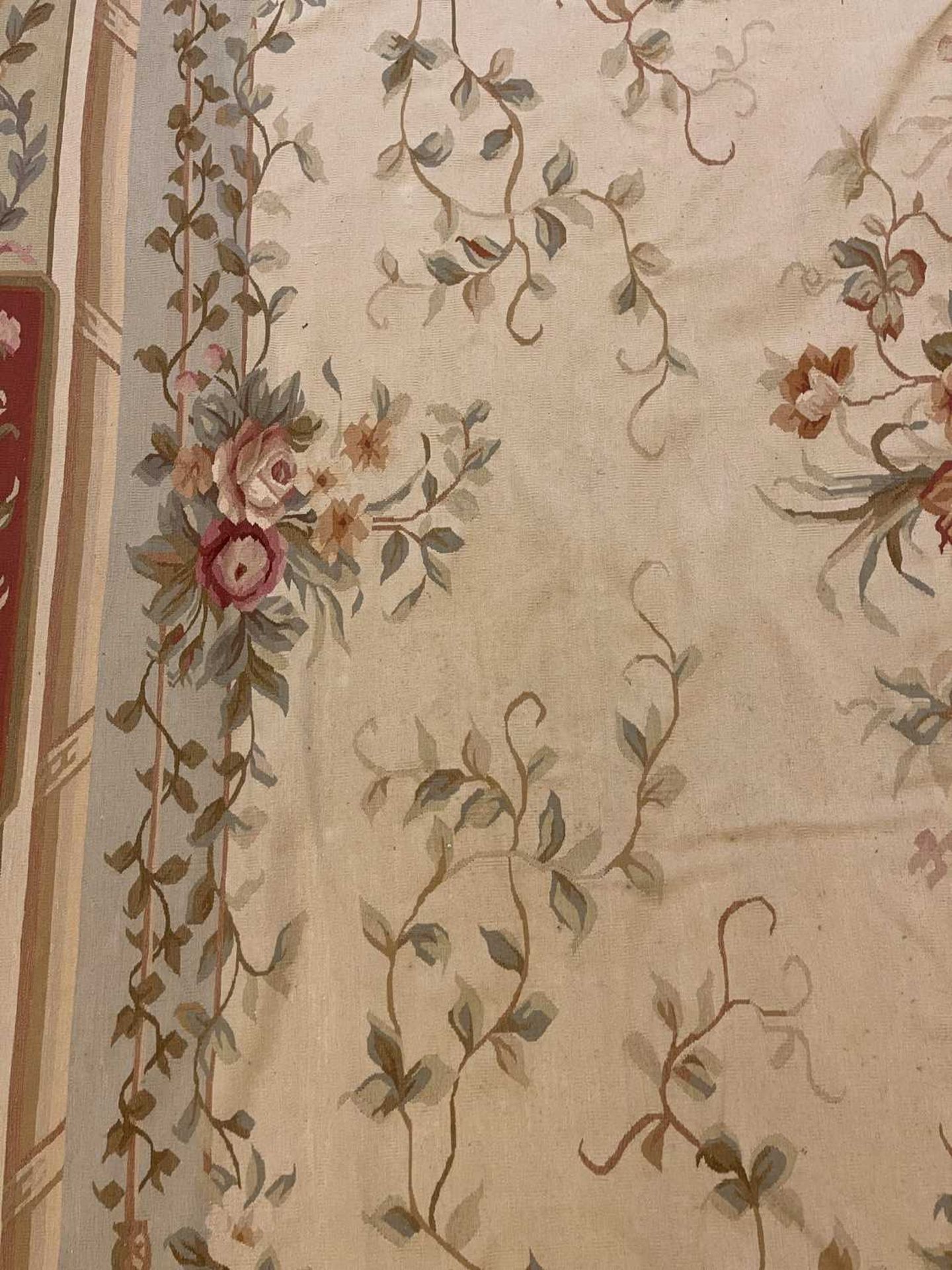 An extremely large Aubusson design needlework carpet, - Image 3 of 21