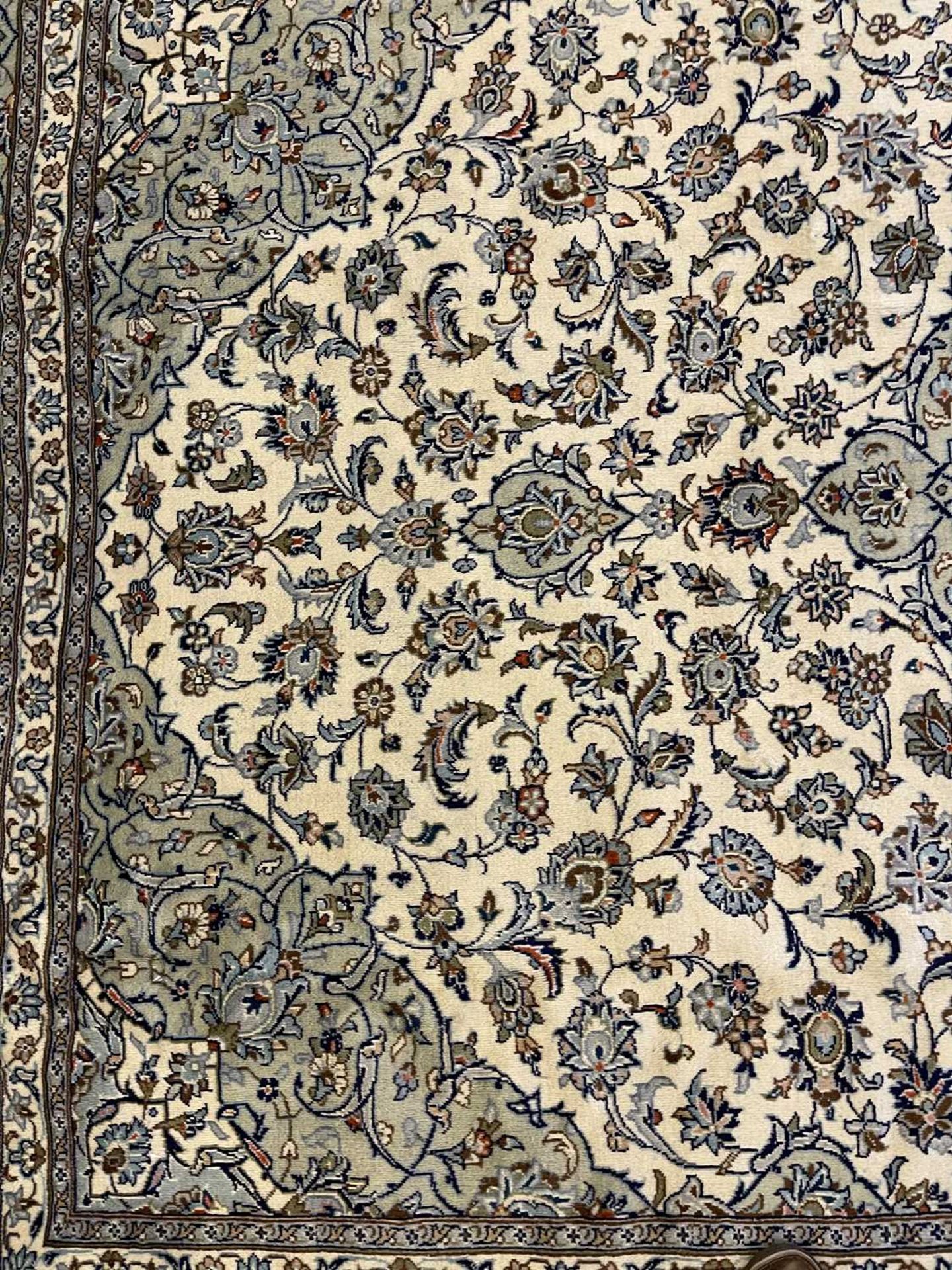 A Persian Kashan carpet, - Image 6 of 18