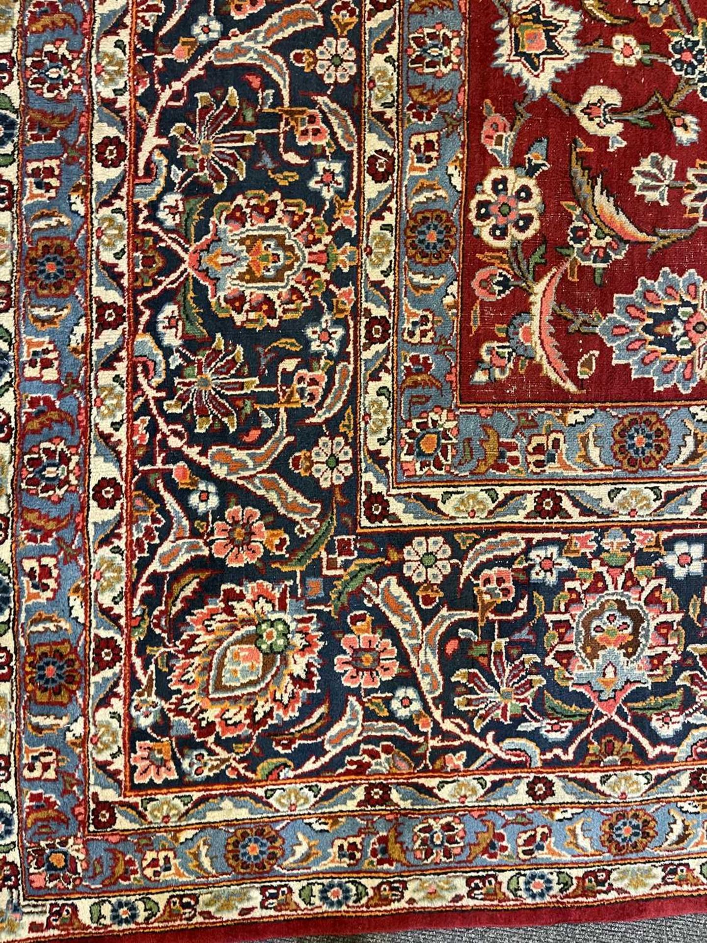 A Persian Kashan carpet, - Image 4 of 18