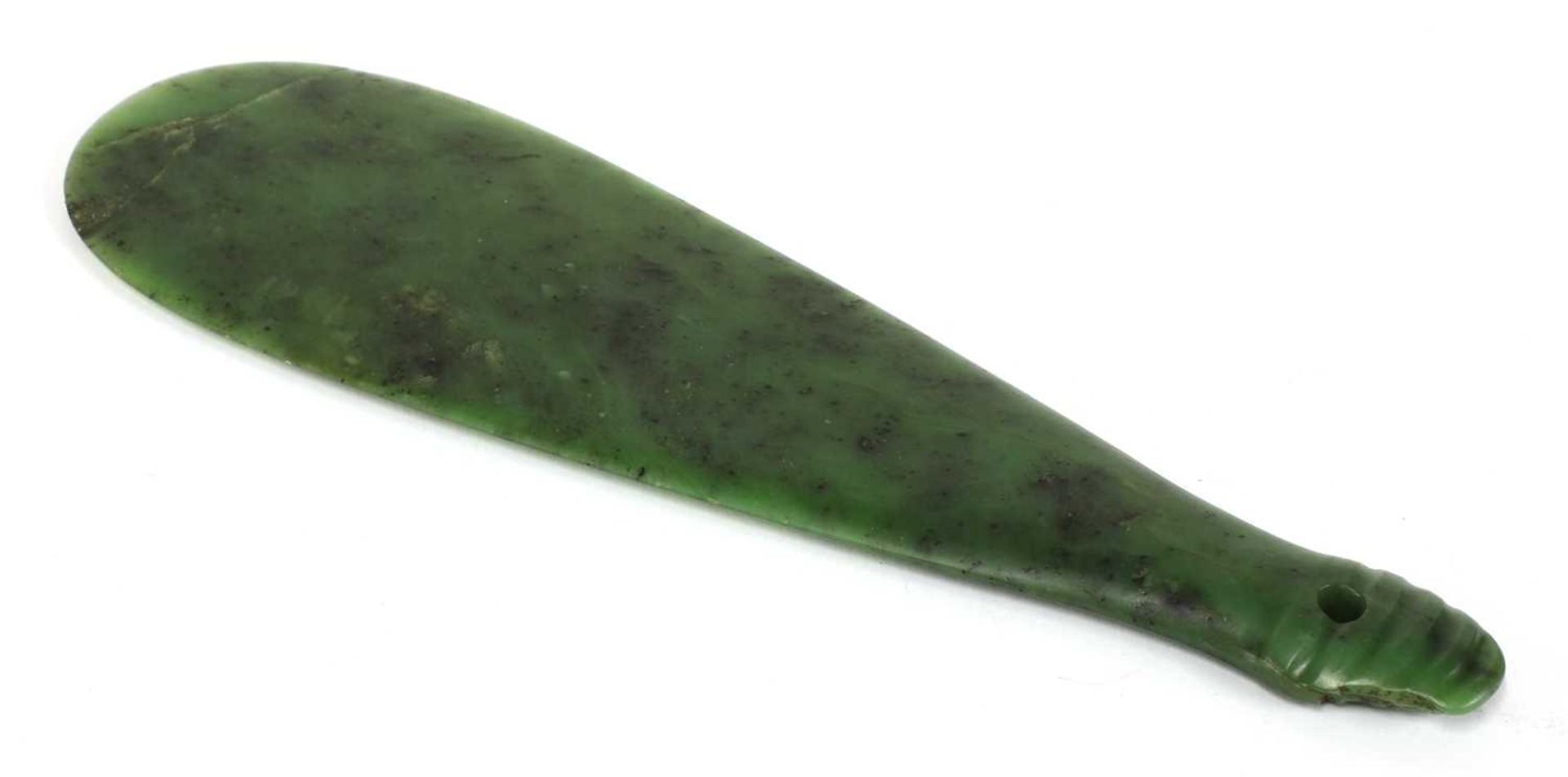 A Maori mere pounamu hand club - Bild 13 aus 20