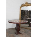 A French specimen marble guéridon or centre table,