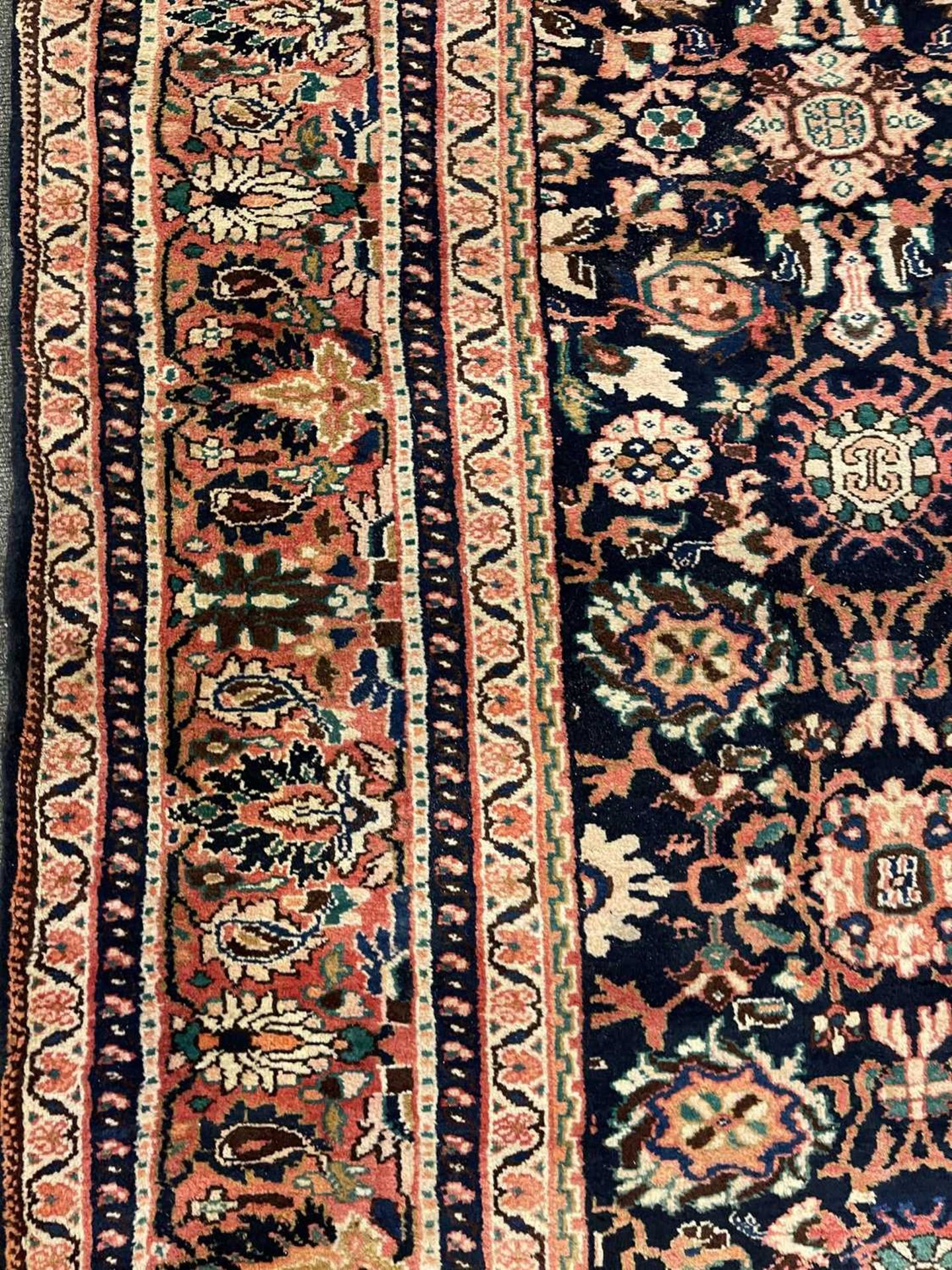 A Persian Bidjar carpet of Mahi design - Image 8 of 30