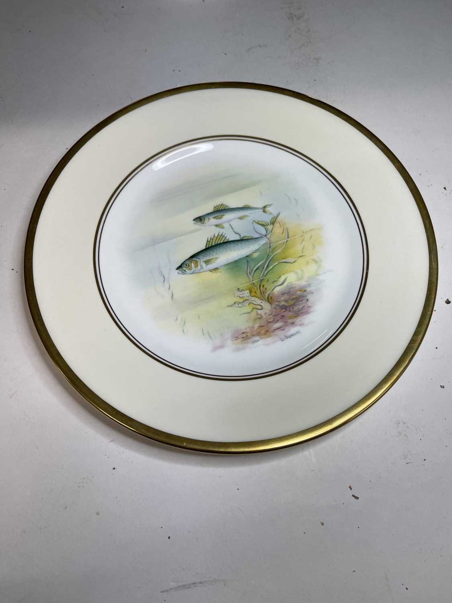 A Minton porcelain fish service, - Image 28 of 32