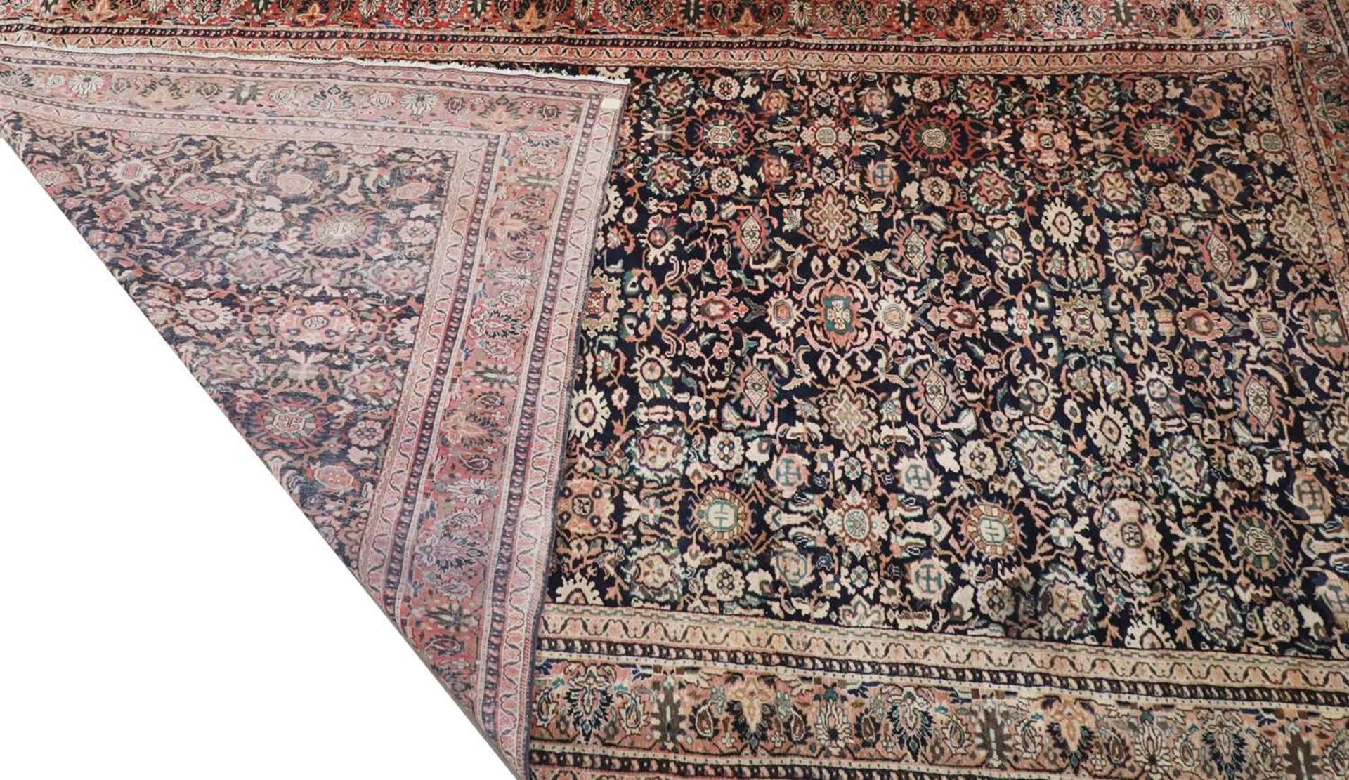 A Persian Bidjar carpet of Mahi design - Image 2 of 30