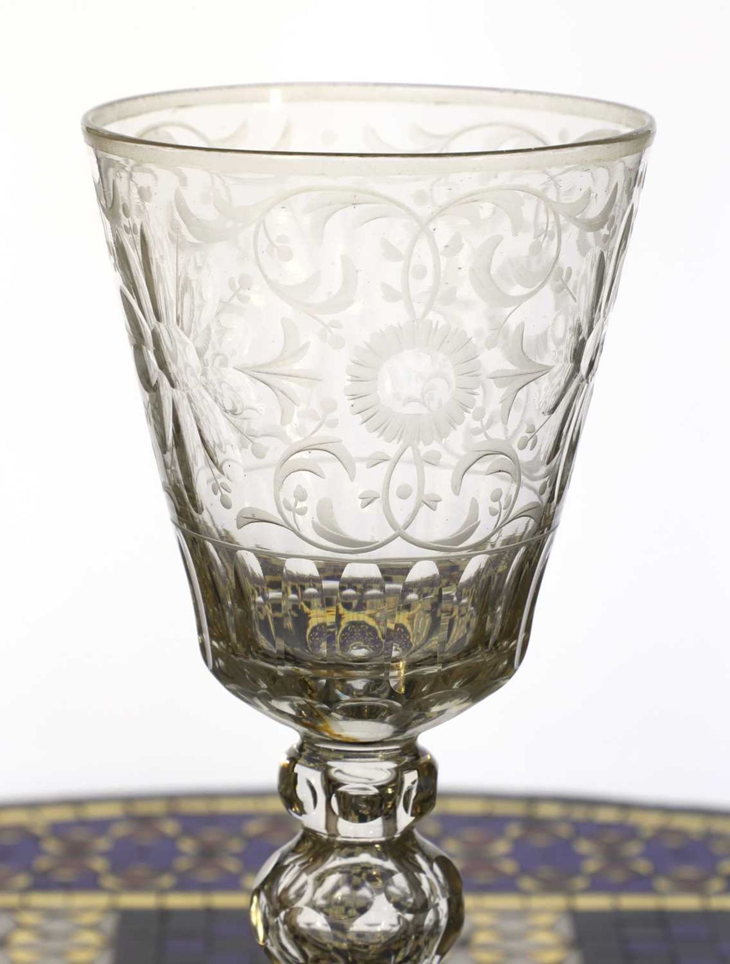 A Bohemian drinking glass, - Image 5 of 5