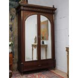 A good Louis XVI-style mahogany armoire,