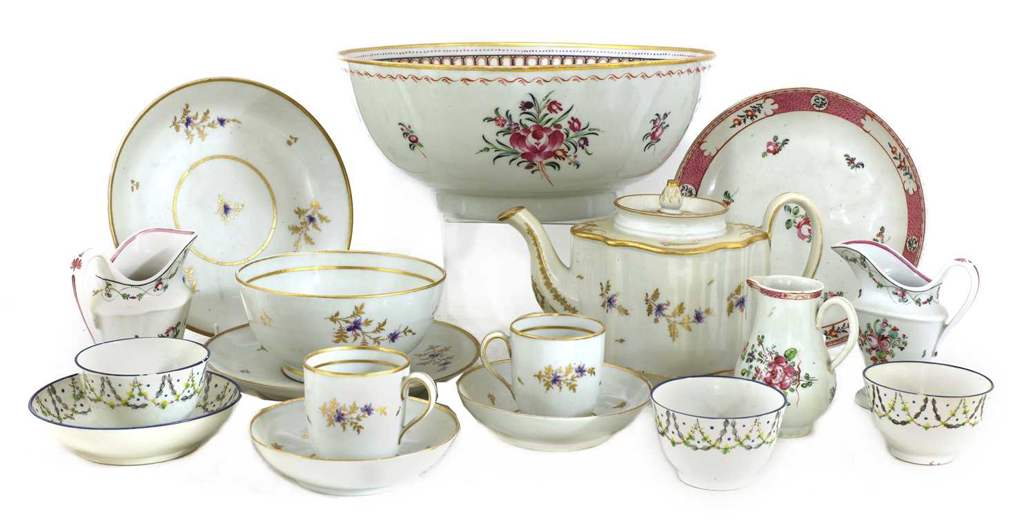 New Hall porcelain teawares, - Bild 3 aus 3