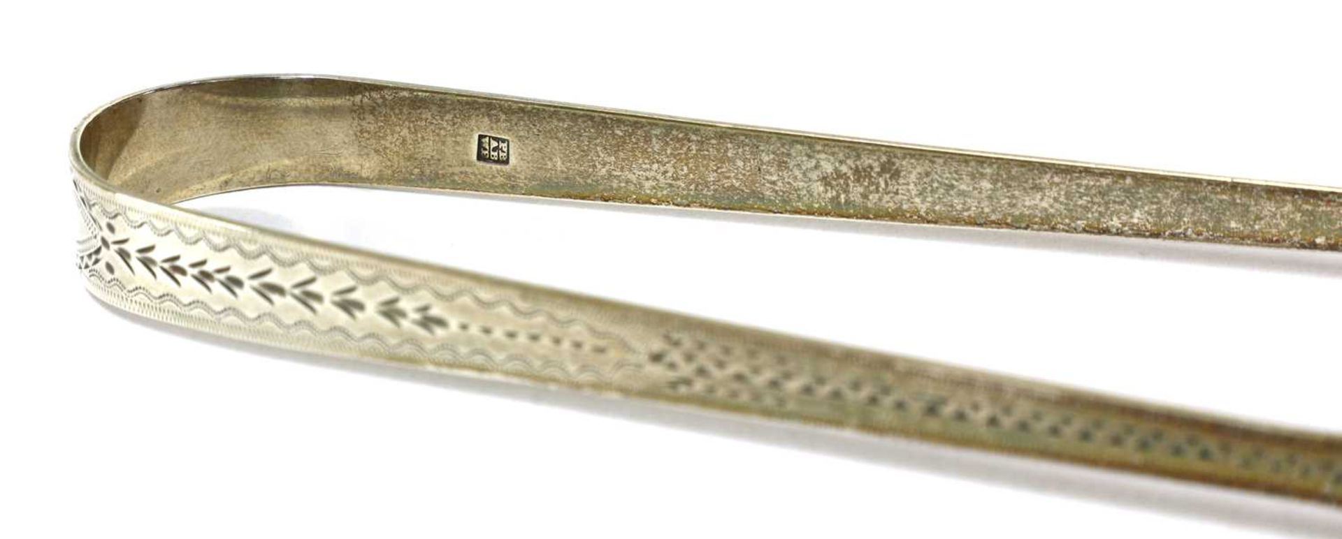 A pair of George III silver sugar tongs, - Image 5 of 33