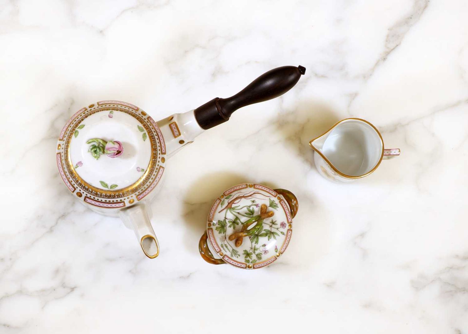 A Royal Copenhagen 'Flora Danica' coffee service, - Image 12 of 64