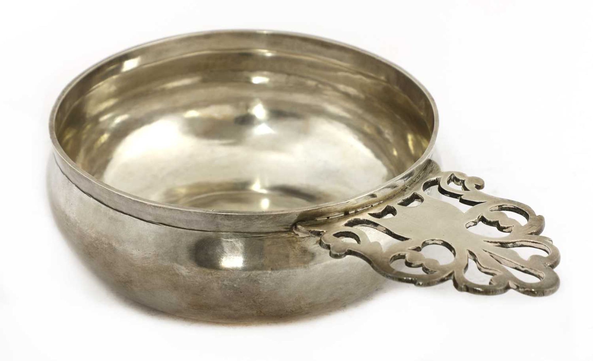 A George I silver Britannia bleeding bowl, - Image 2 of 5