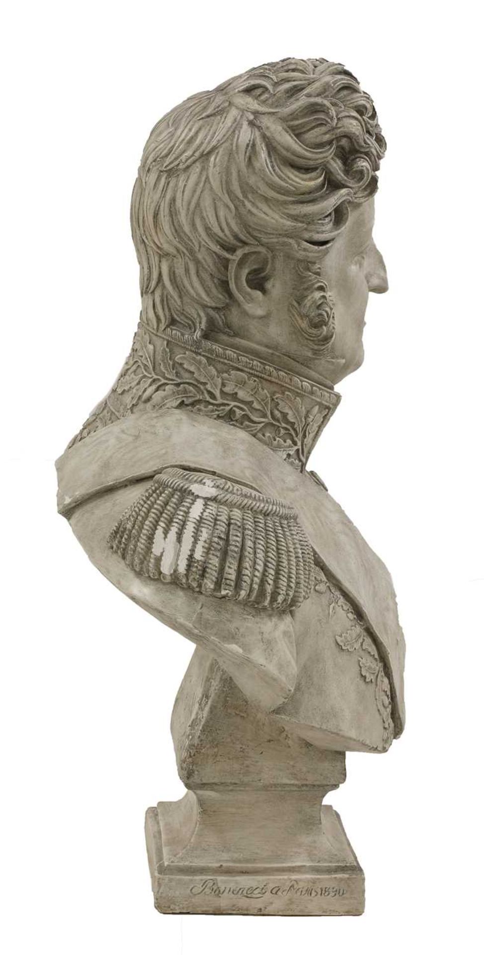 A composition bust of Louis-Philippe, King of the French, - Image 2 of 4