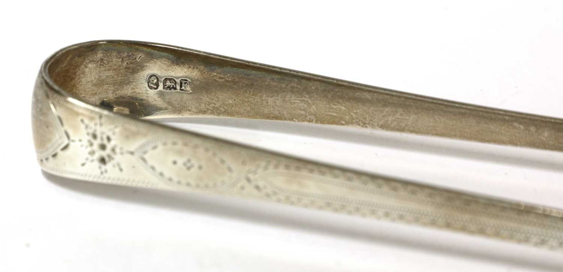 A pair of George III silver sugar tongs, - Image 9 of 33