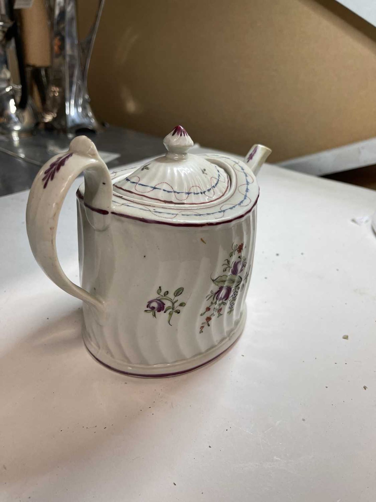 New Hall porcelain teawares, - Image 11 of 15