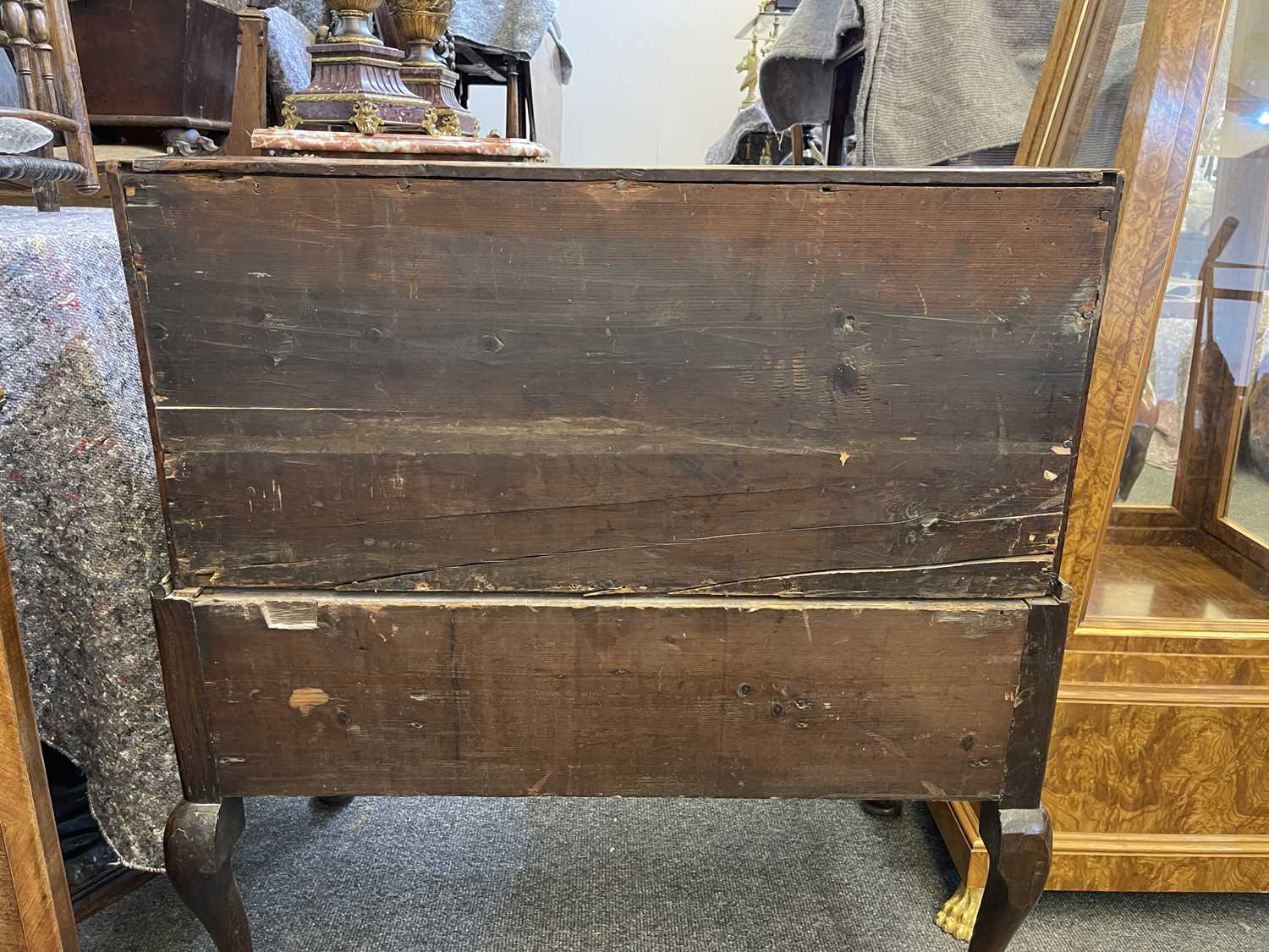 An oak bureau on stand, - Image 16 of 64