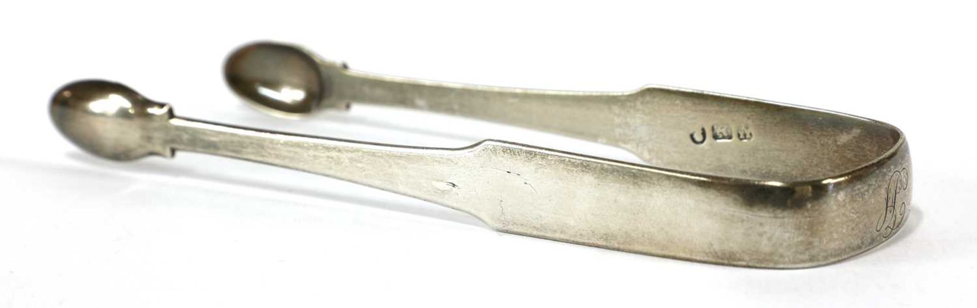 A pair of George III silver sugar tongs, - Image 31 of 33