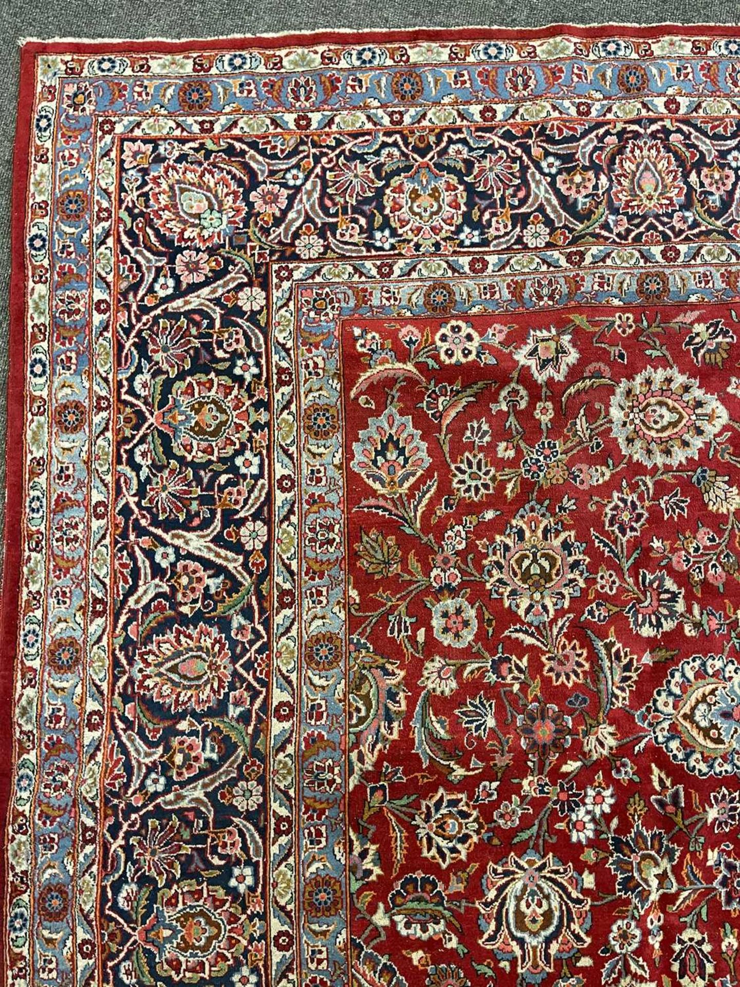 A Persian Kashan carpet, - Image 16 of 18