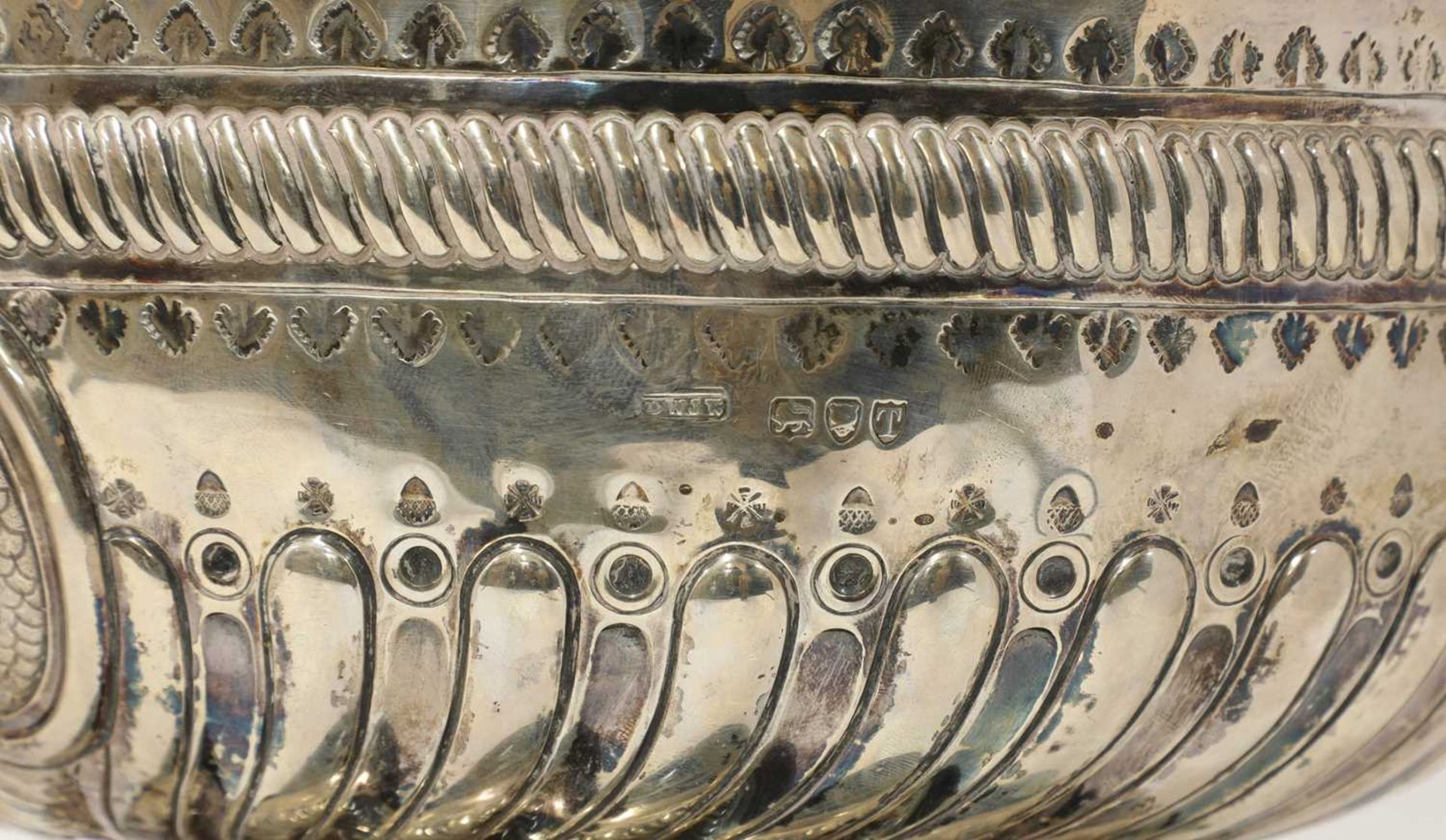 A silver presentation bowl, - Image 6 of 8