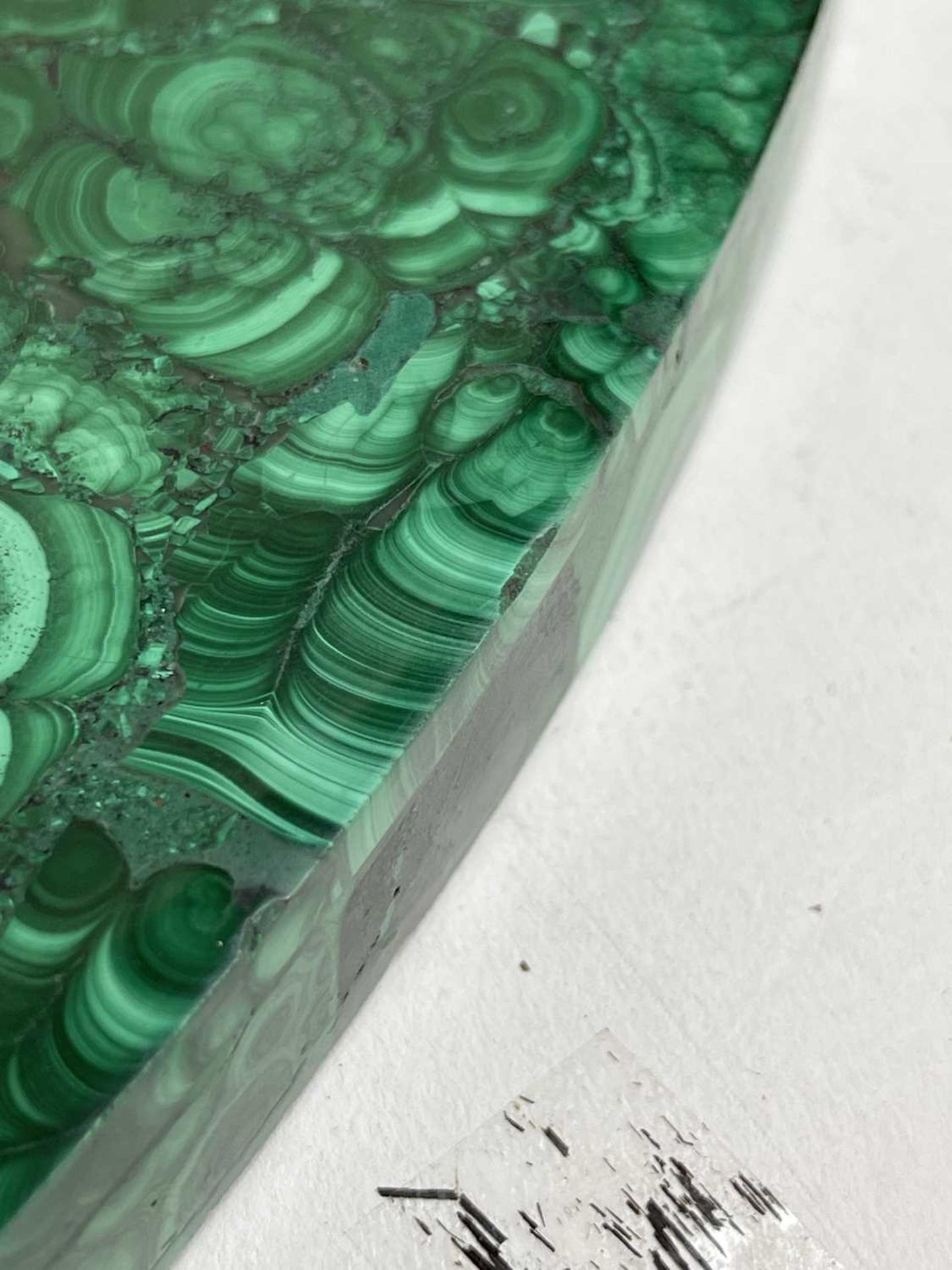 A near pair of malachite tabletops, - Image 46 of 55