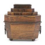 A Regency rosewood pincushion,