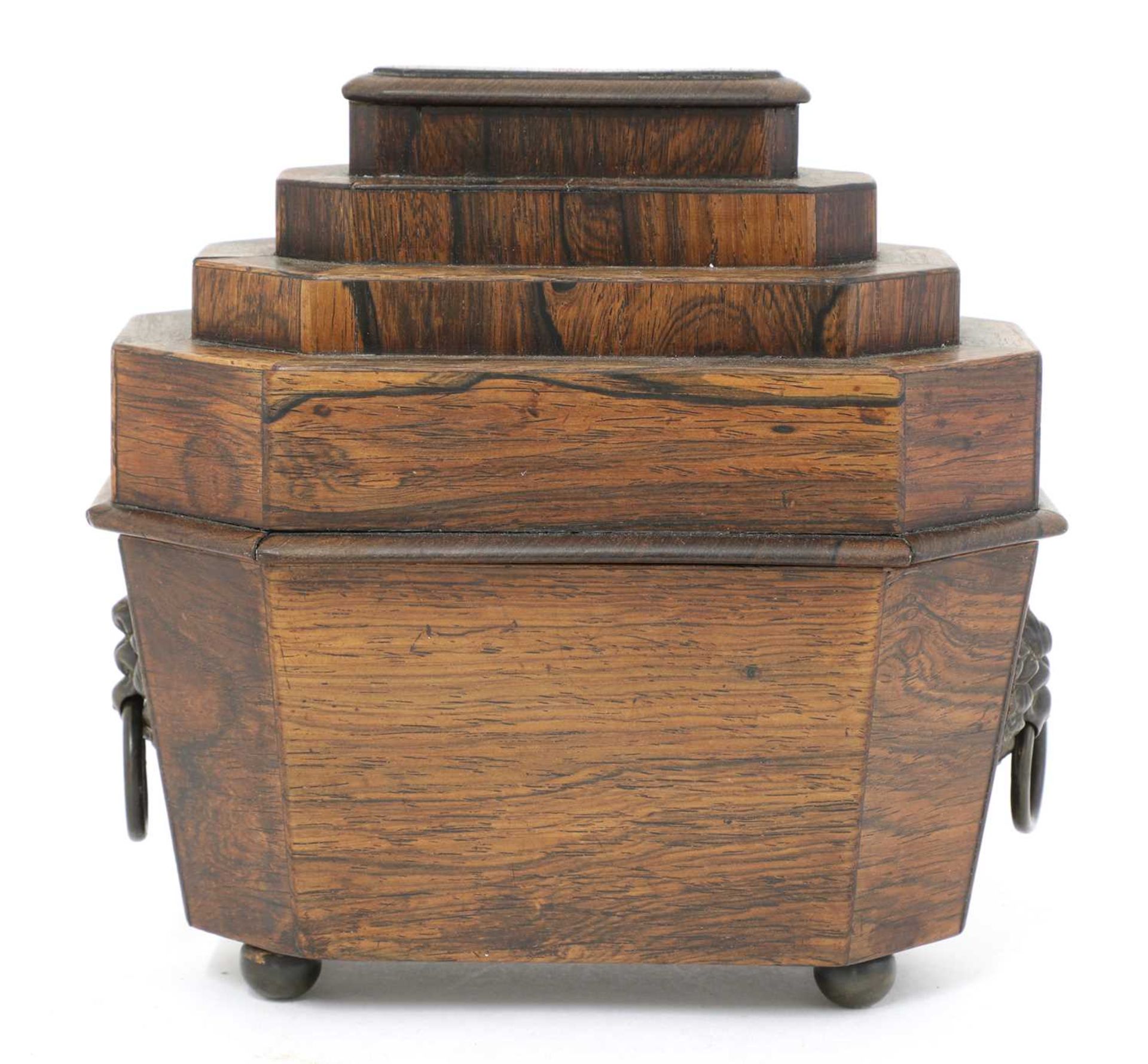 A Regency rosewood pincushion,