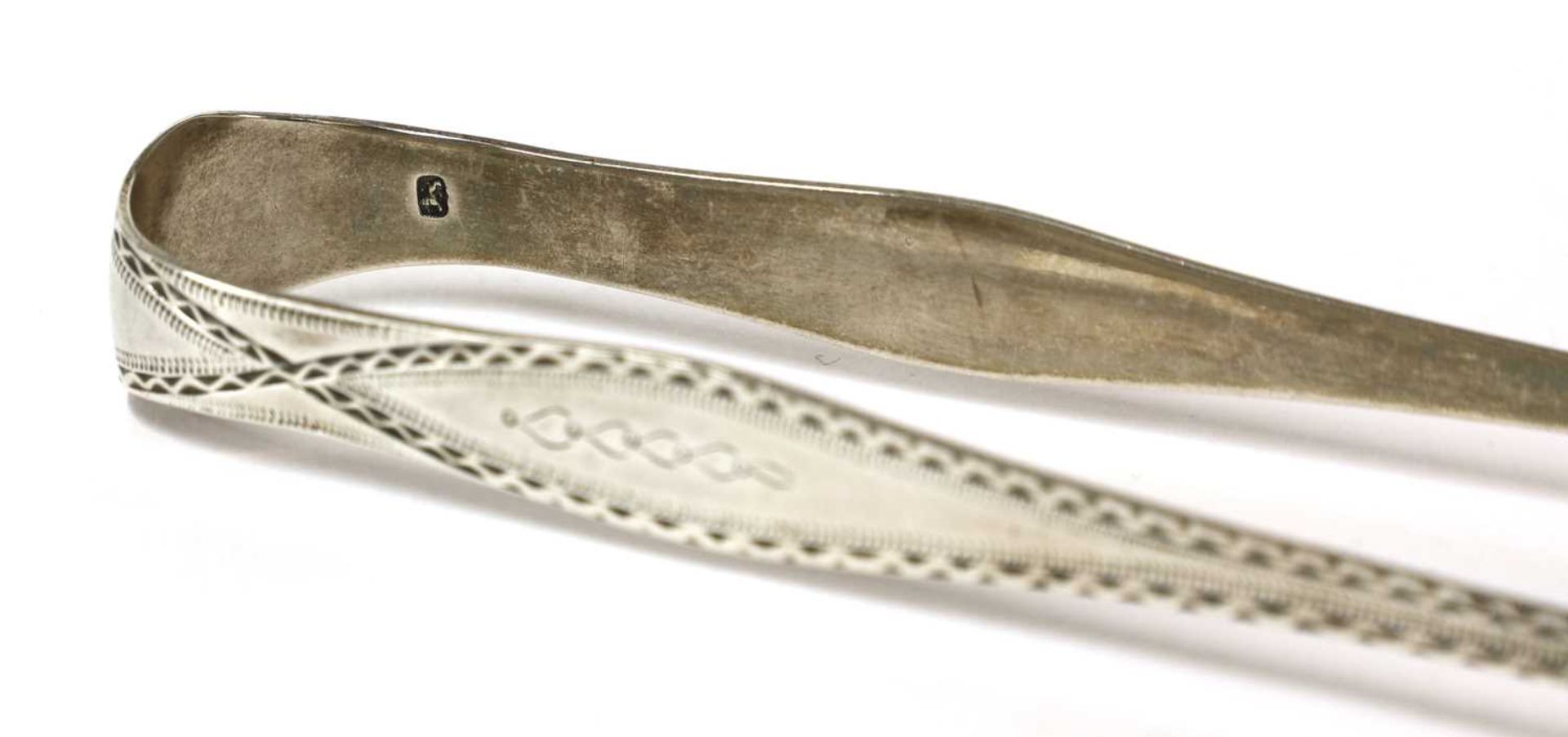 A pair of George III silver sugar tongs, - Image 13 of 33