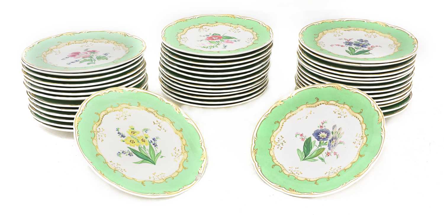 An extensive Wedgwood pottery dessert service, - Bild 4 aus 4