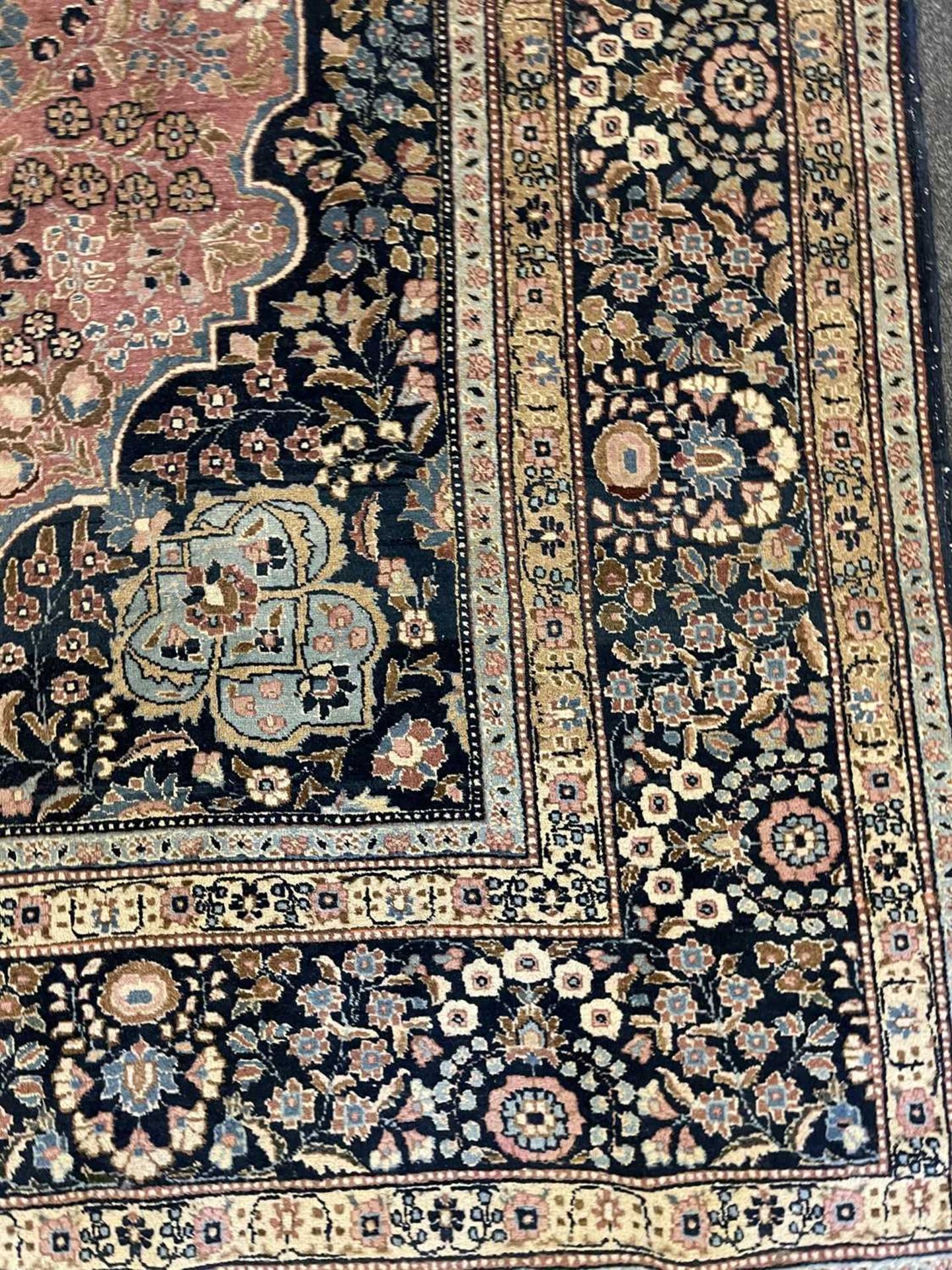 A large Persian Mashad carpet, - Image 9 of 29