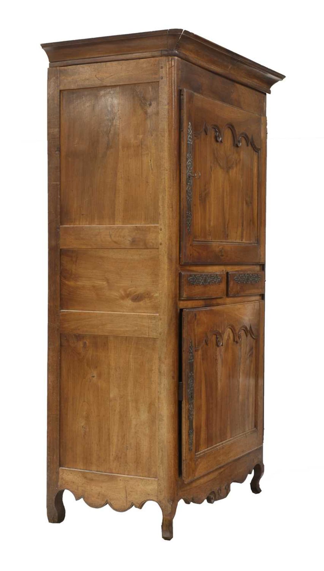 A French fruitwood cupboard, - Image 2 of 34