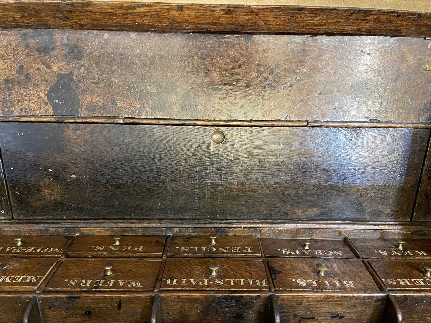 An oak bureau on stand, - Image 14 of 64