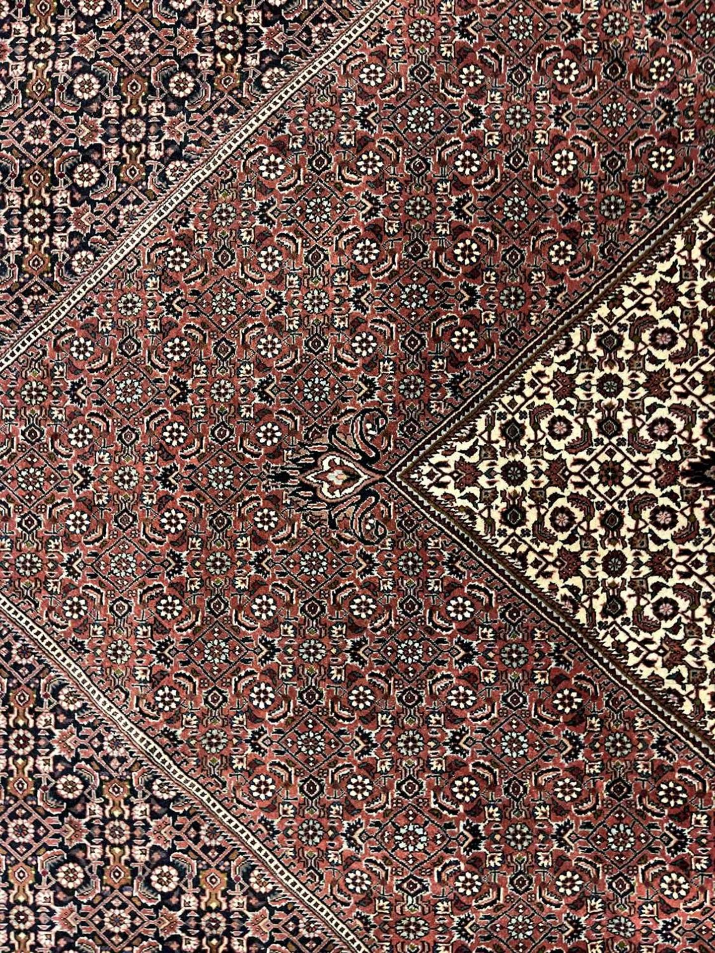 A Persian Hamadan carpet, - Image 10 of 15