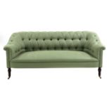 A George Smith chesterfield design settee,