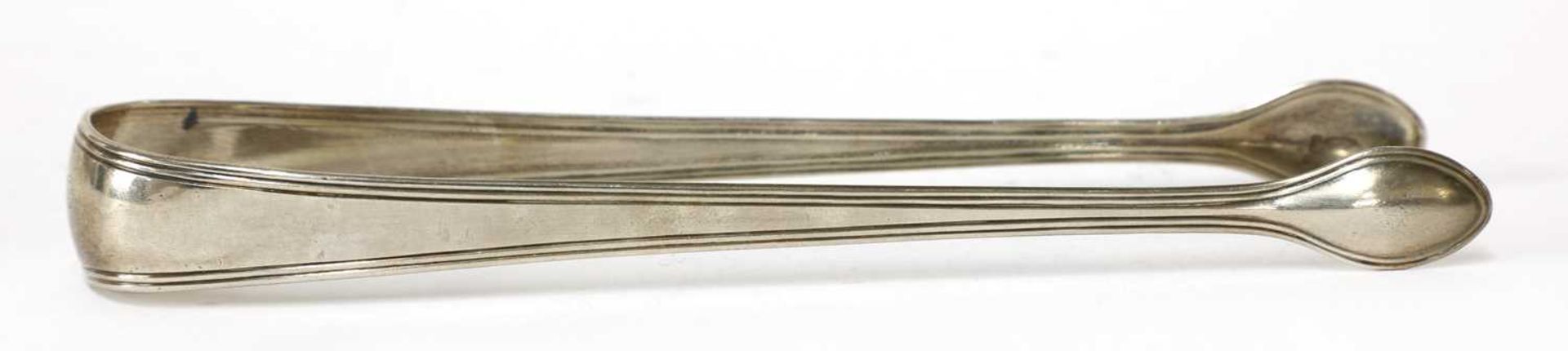 A pair of George III silver sugar tongs, - Image 10 of 28