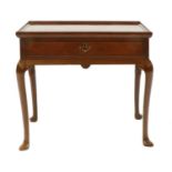 A George II mahogany silver or centre table,