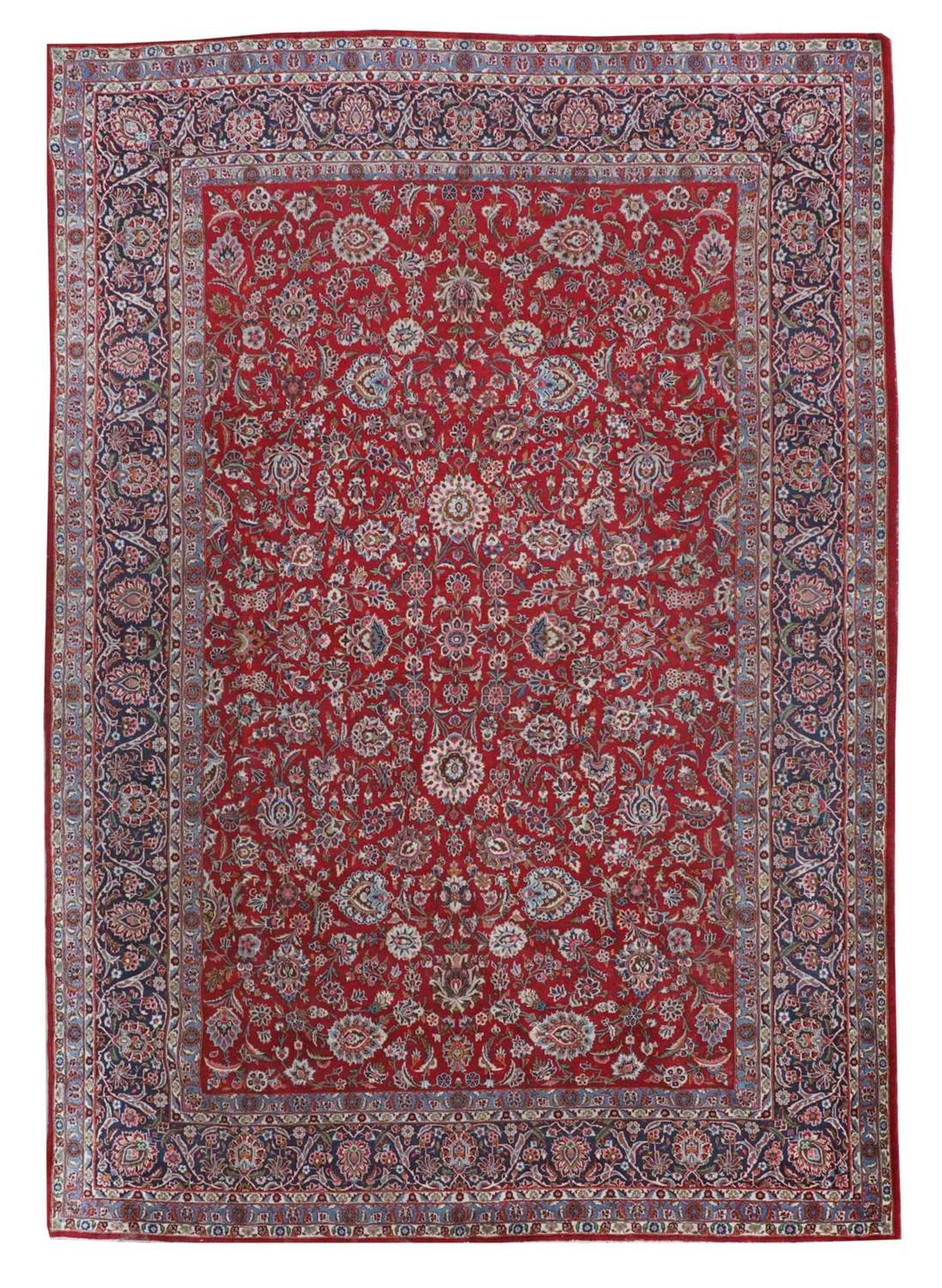 A Persian Kashan carpet,