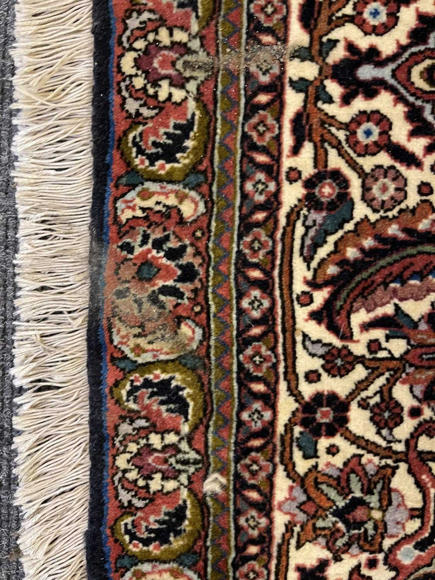 A Persian Hamadan carpet, - Image 3 of 15