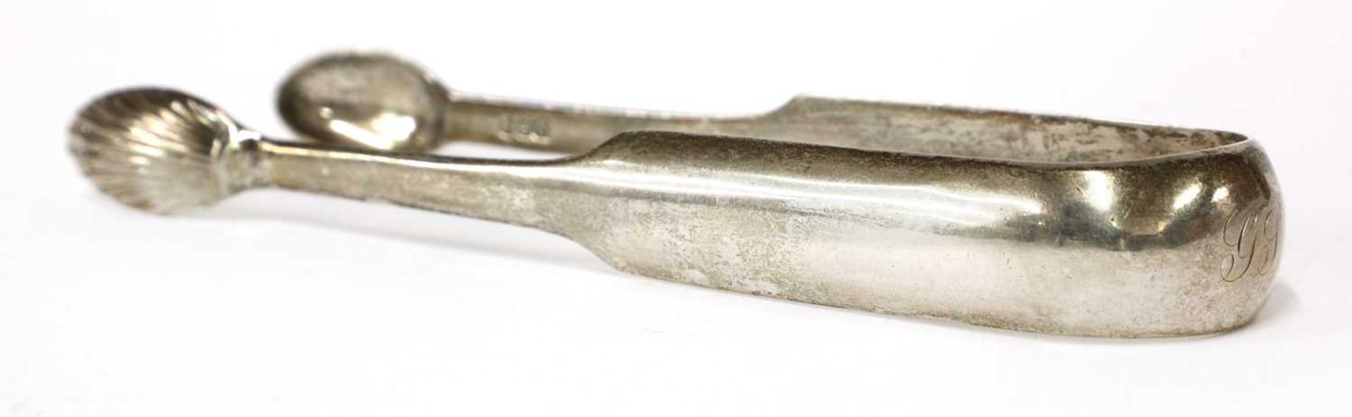 A pair of George III silver sugar tongs, - Image 3 of 28