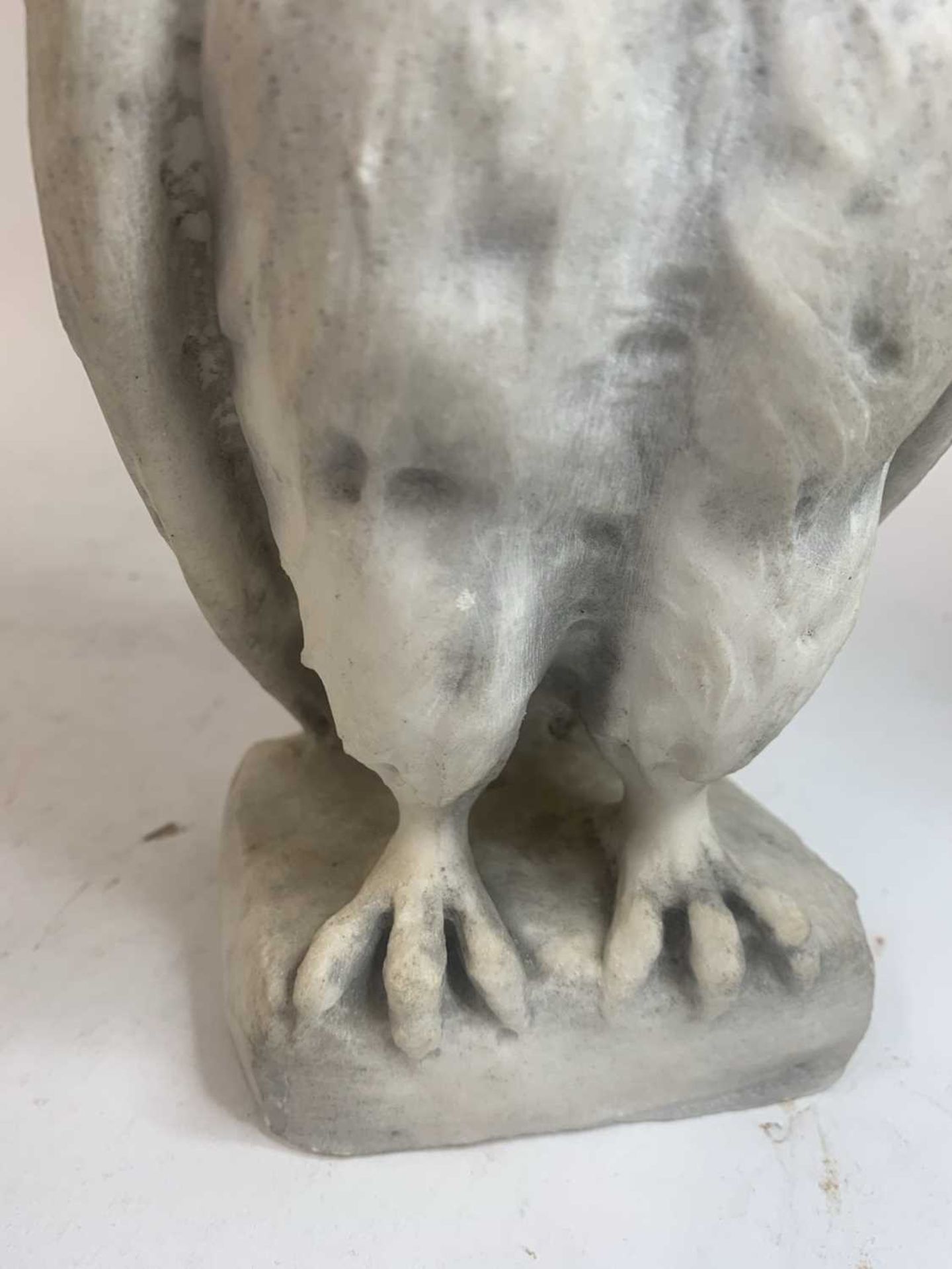 A pair of carved marble owls - Image 14 of 35