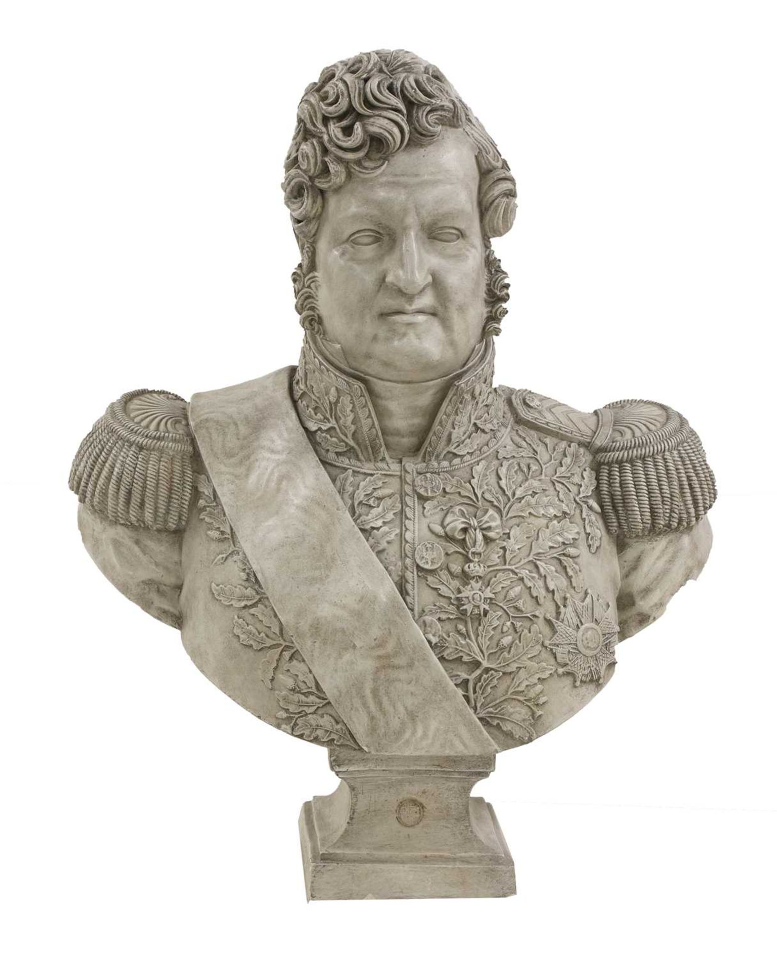 A composition bust of Louis-Philippe, King of the French,