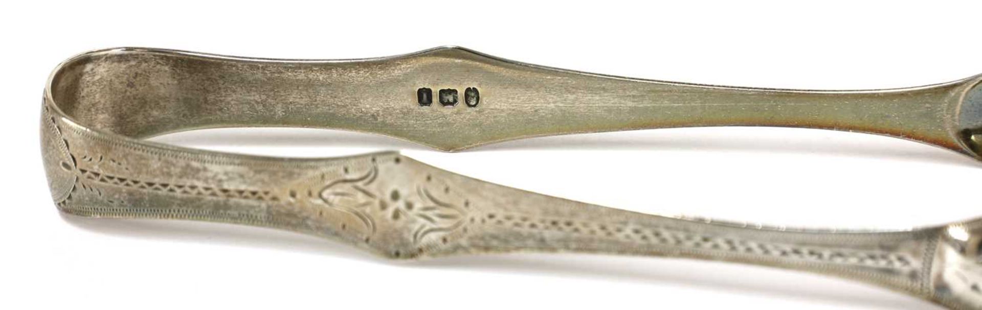 A pair of George III silver sugar tongs, - Image 29 of 33