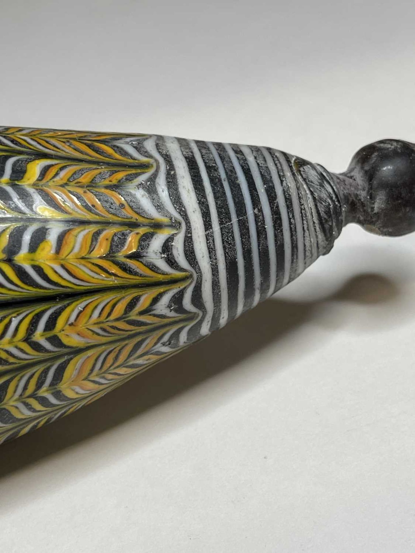 A Roman marbled glass bottle, - Bild 10 aus 49