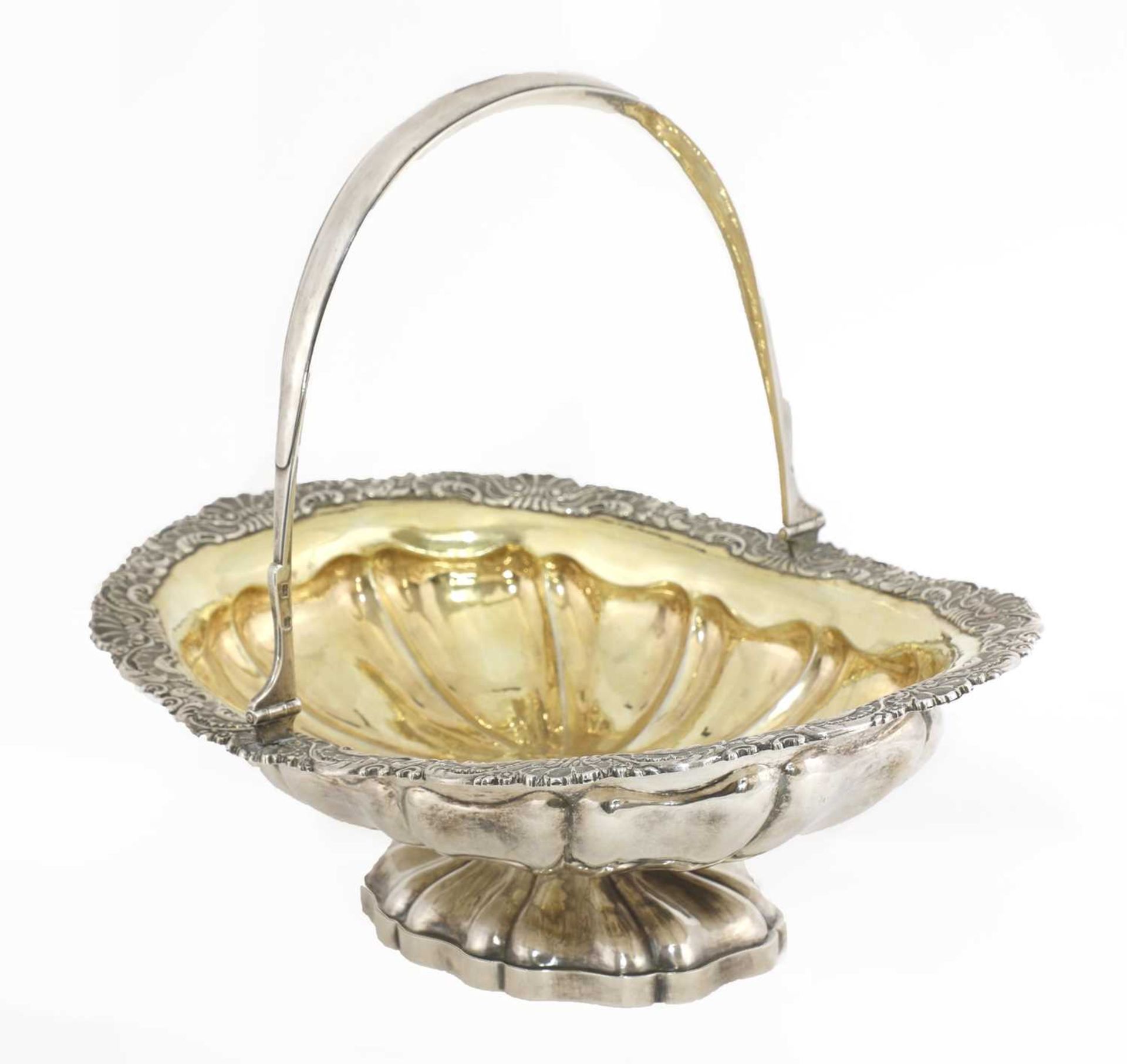 A large Russian silver basket, - Image 2 of 17