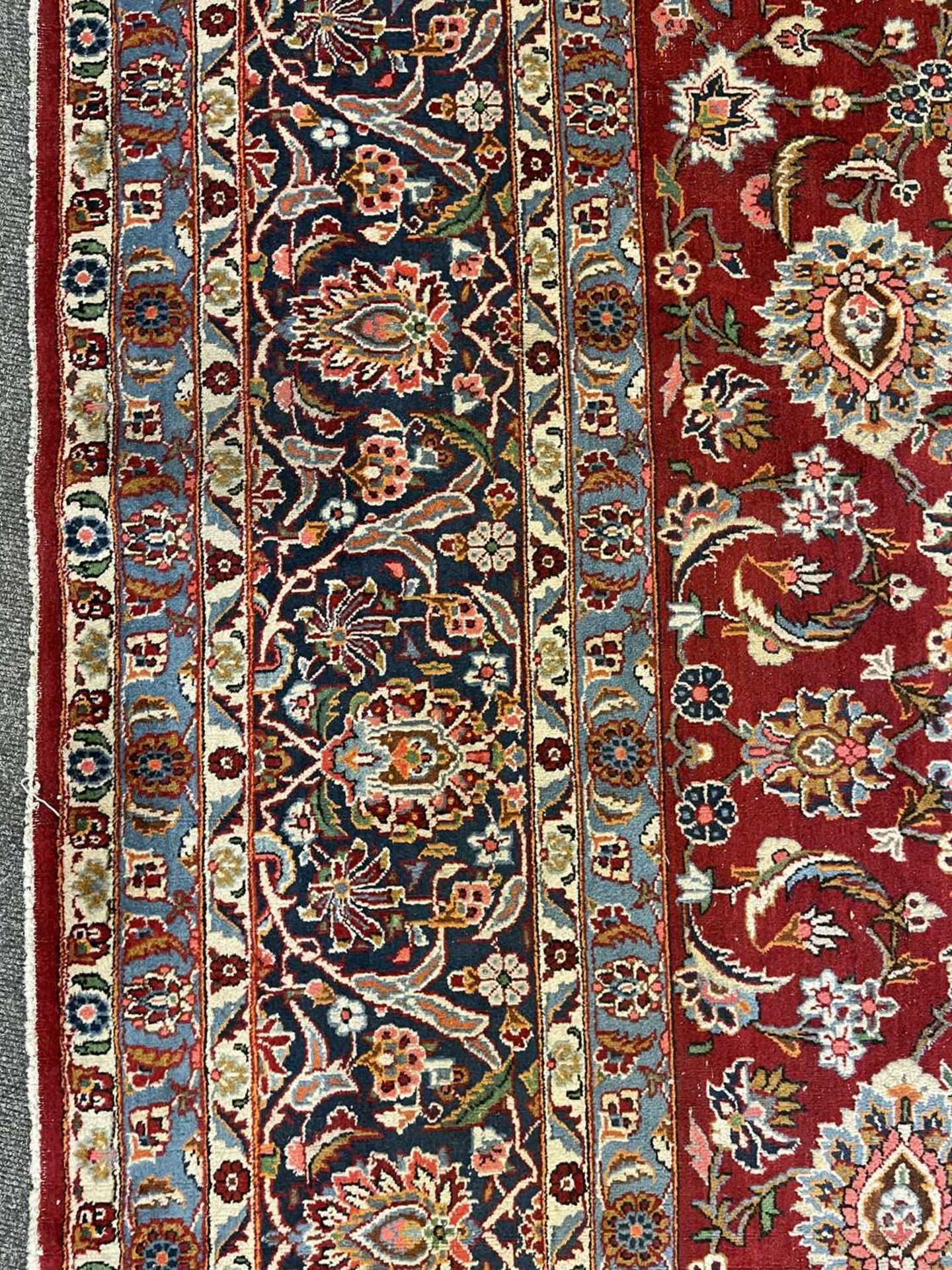 A Persian Kashan carpet, - Image 5 of 18