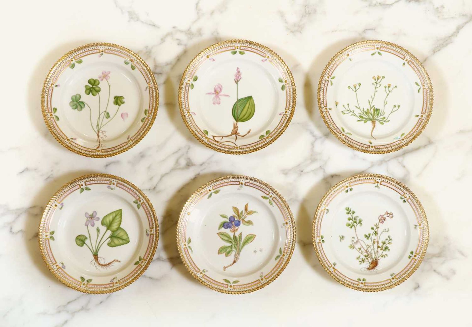 A Royal Copenhagen 'Flora Danica' coffee service, - Image 20 of 64