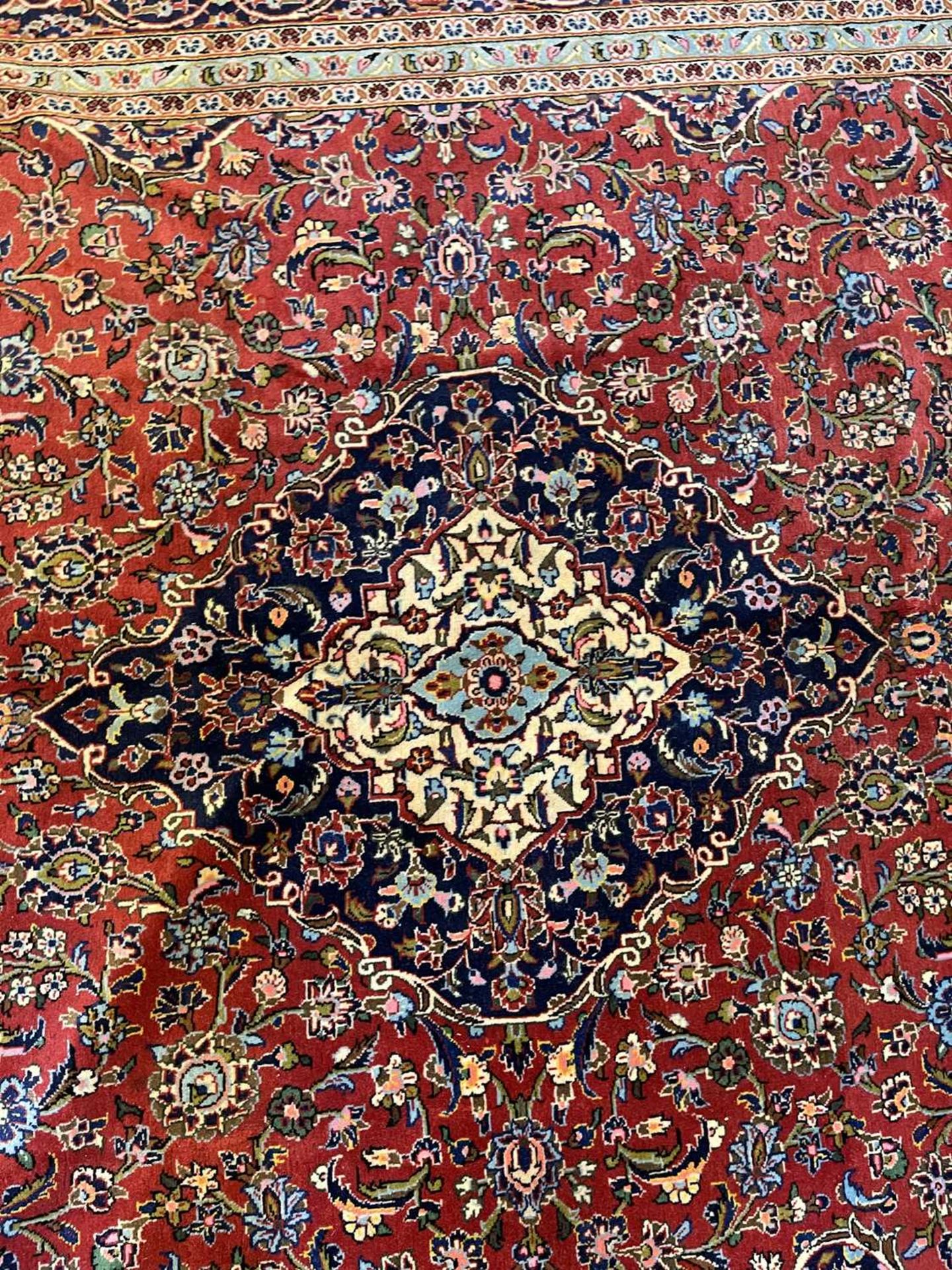 A Persian Kashan carpet, - Image 11 of 15