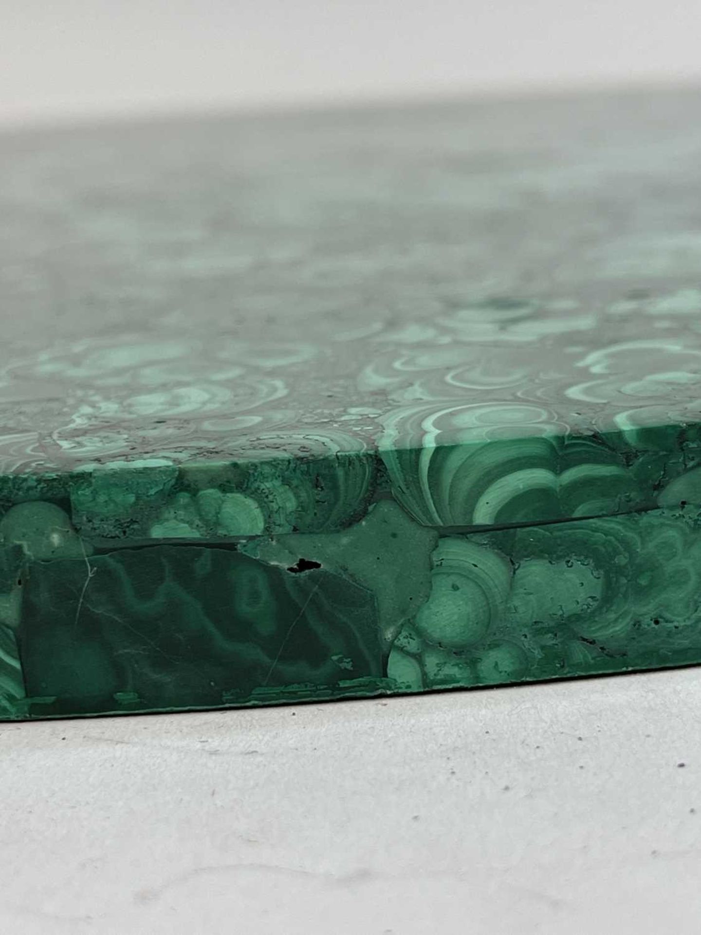 A near pair of malachite tabletops, - Image 42 of 55