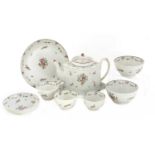 New Hall tea wares,